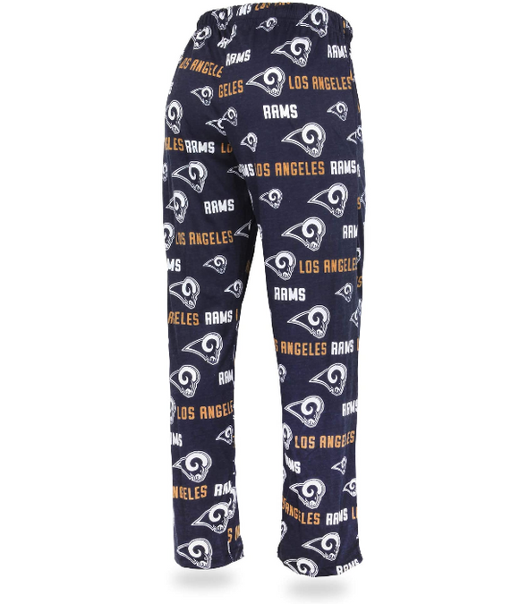 Zubaz NFL Women's Los Angeles Rams Comfy Lounge Pants, Navy