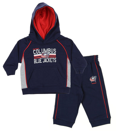 NHL Todders / Infants Columbus Blue Jackets Classic Fan 2 Piece Hoodie & Pant Set