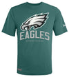 New Era NFL Men's Philadelphia Eagles Finisher Short Sleeve T-Shirt