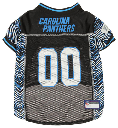 Zubaz X Pets First NFL Carolina Panthers Team Pet Jersey For Dogs