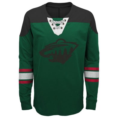 Outerstuff NHL Youth (8-20) Minnesota Wild Perennial Long Sleeve Shirt