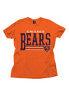 Chicago Bears NFL Football Men's Fundamentals Logo T-Shirt Top Tee, Orange