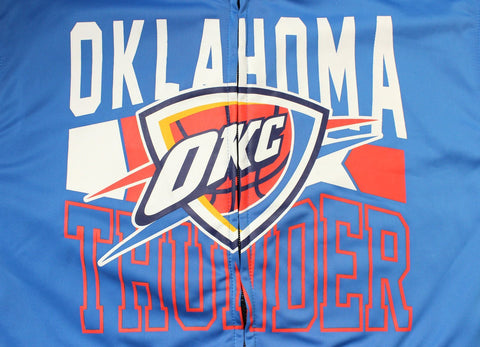 Zipway NBA Men's Oklahoma City Thunder Step Up Full Zip Athletic Jacket