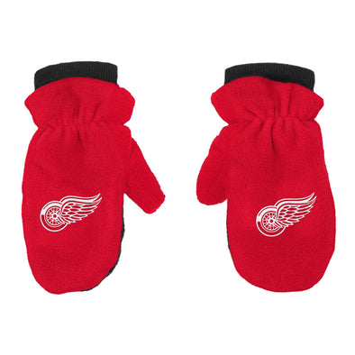 Outerstuff NHL Infants Detroit Red Wings Fleece Mittens, One Size