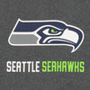 Zubaz NFL Seattle Seahawks Men's Heather Grey Fleece Hoodie