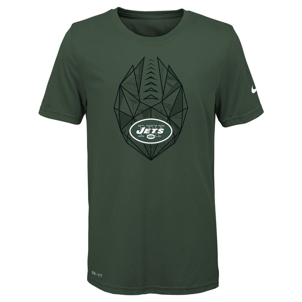 Nike NFL Youth Boys New York Jets Football Icon T-Shirt