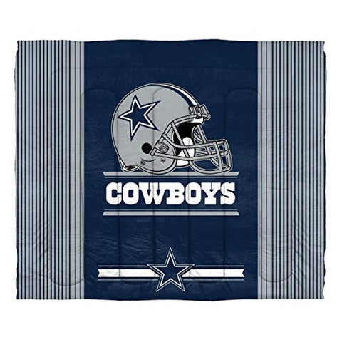 Northwest NFL Dallas Cowboys Safety FULL/QUEEN Comforter and Shams