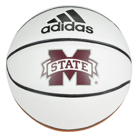 Adidas NCAA Mississippi State Bulldogs Mini Autograph Basketball, Size 3