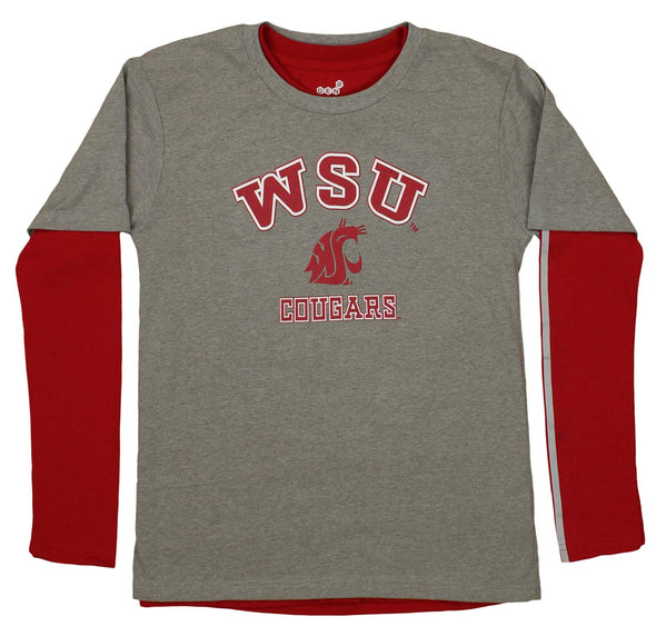 Gen2 NCAA Youth Washington State Cougars Classic Fade T-Shirt Combo Pack