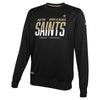 New Era New Orleans Saints NFL Men's Pro Style Long Sleeve Shirt, Black