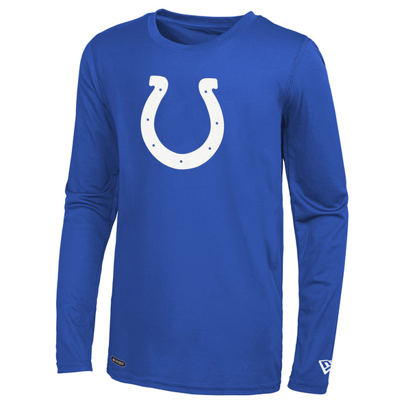 New Era NFL Men's Indianapolis Colts Stadium Logo Long Sleeve Performance Shirt