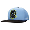 Flat Fitty I Don't Call The Cops Snapback Cap Hat, Blue / Brown, OS