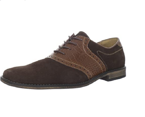 Stacy Adams Men's Tyrus Oxford Dress Shoes, Brown/Scotch