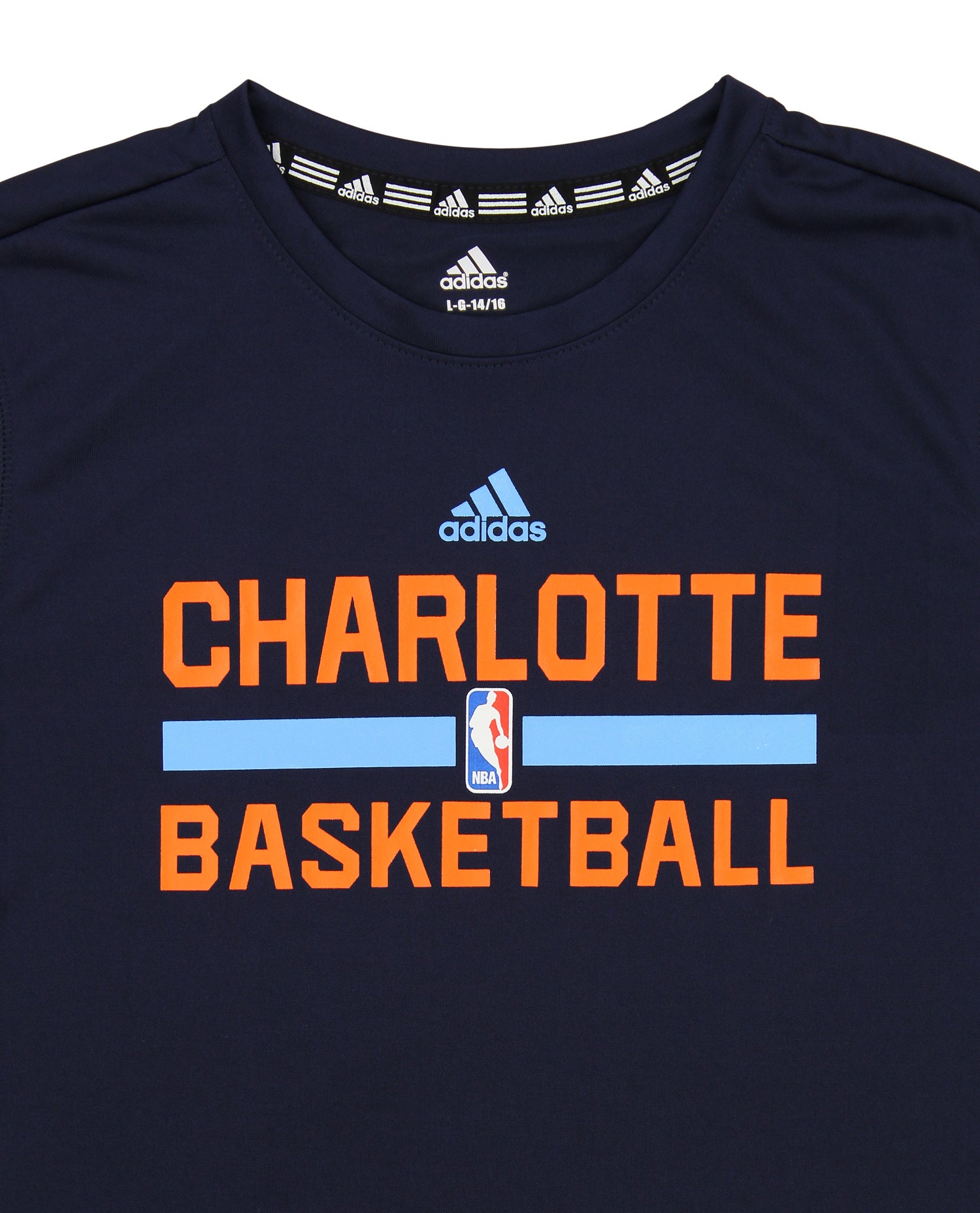 Adidas NBA Boys Youth Charlotter Bobcats Climate Practice T-Shirt