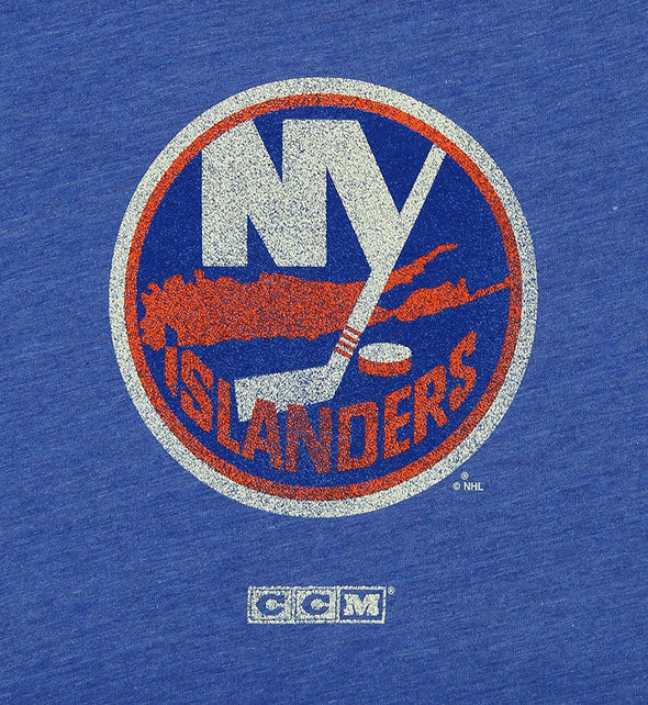 CCM NHL Youth New York Islanders Tavares Short Sleeve Vintage Tee, Blue