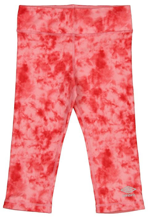 Umbro Girls' Youth (4-14) Reversible Performance Capri Leggings, Color Options