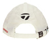 TaylorMade Golf Men's Tour Split Custom Adjustable Hat, White/Gray