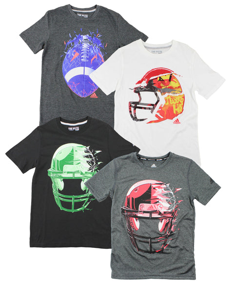 Adidas Youth Boys Football Helmet Shirt - Many Colors