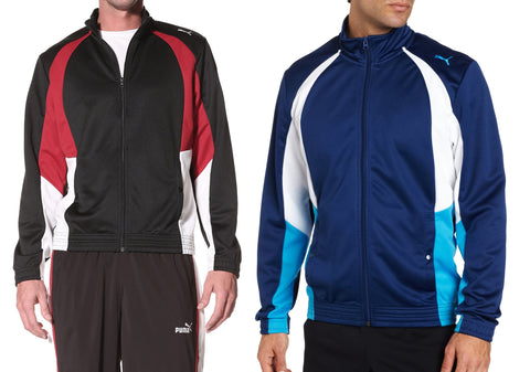 Puma Men's Mesh Zip Up Track Jacket, Color Options