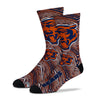 Zubaz by For Bare Feet NFL Youth Chicago Bears Zubified Dress Socks, One Size