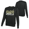 Outerstuff NFL Men's New Orleans Saints Pro Style Performance Fleece Sweater