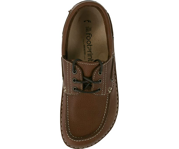 Footprints By Birkenstock Unisex Southport Leather Shoe, Leather Rust