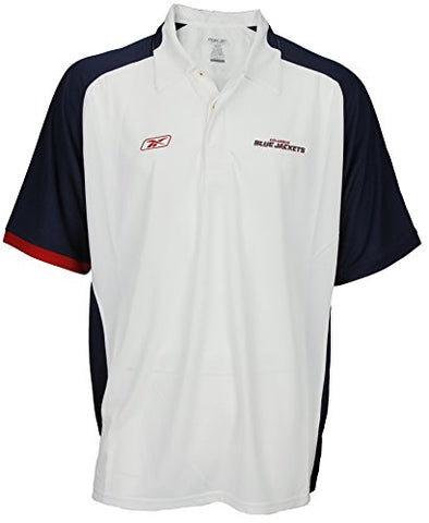 Columbus Blue Jackets NHL Mens Action Performance Polo, White