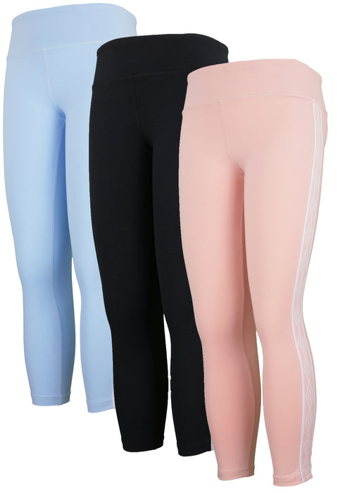 Umbro Youth Girls (4-14) Logo Taped Leggings, Color Options