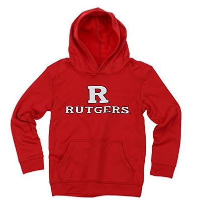 Outerstuff Rutgers Scarlet Knights NCAA Boys Youth Performance Hoodie (8-18), Red