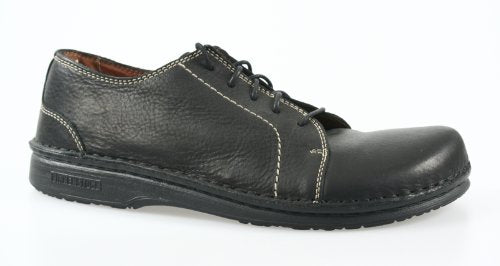 Footprints by Birkenstock Unisex Sheffield Leather Shoe, Schwarz / Black