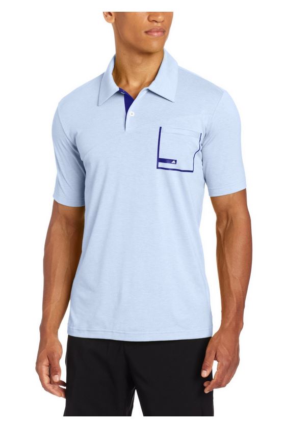 Adidas Golf Men's Climalite Angular Pocket Jersey Polo Shirt - Many Colors