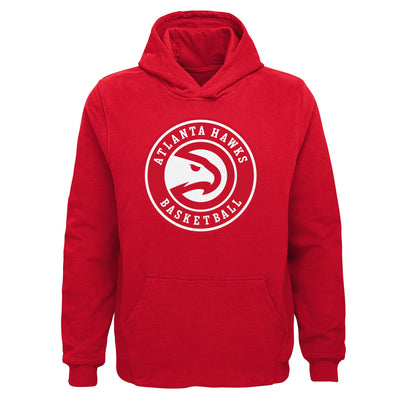 Outerstuff NBA Atlanta Hawks Youth Primary Logo Team Color Fleece Hoodie