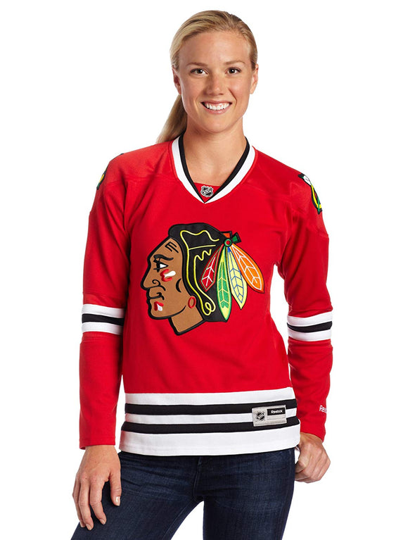 Reebok NHL Women's Chicago Blackhawks Premier Jersey,Red