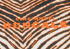 Zubaz NFL Football Men's Cincinnatti Bengals Zebra Print Touchdown Hoodie