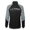 Outerstuff Los Angeles Kings NHL Girls' Youth (7-16) Full Zip Face Off Jacket, Black