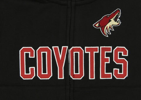 Reebok NHL Kids Arizona Coyotes Kings Drop Pass Full-zip Hoodie, Black