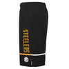 Outerstuff NFL Men's Pittsburgh Steelers Rusher Performance Shorts