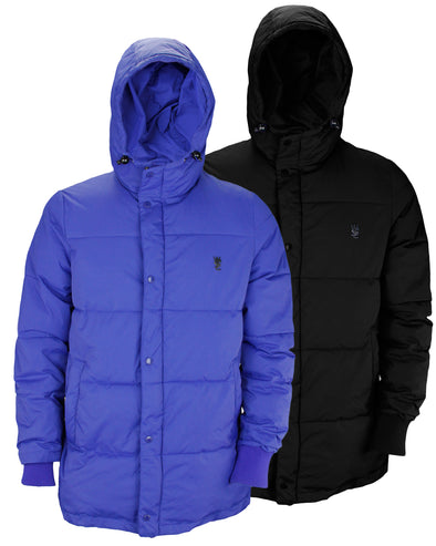 Wesc Men's Fagner Padded Puffer Hooded Winter Jacket Coat, 2 Colors