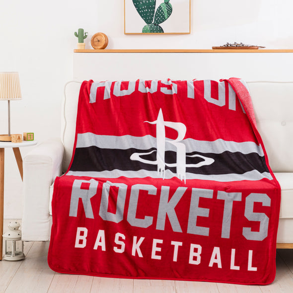 Northwest NBA Houston Rockets Singular Silk Touch Throw Blanket, 45" x 60"
