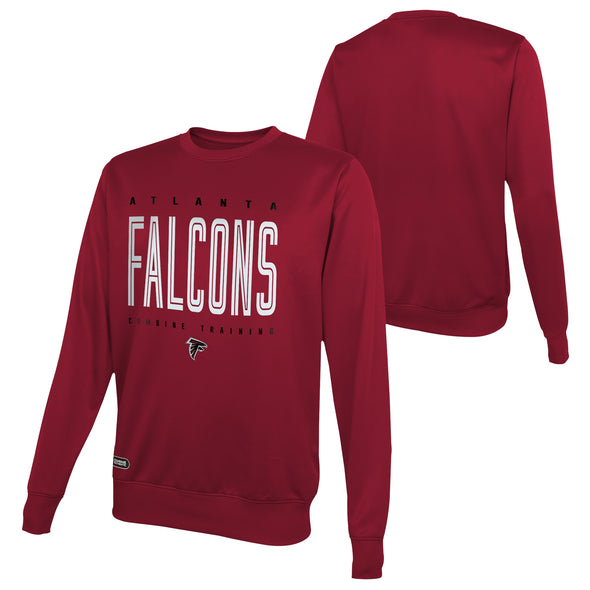 Outerstuff NFL Men's Atlanta Falcons Top Pick Performance Fleece Sweater