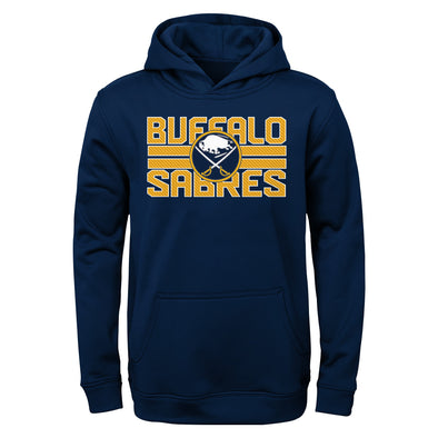 Outerstuff NHL Youth Boys Buffalo Sabres Standard Promo Fleece Hoodie, Navy
