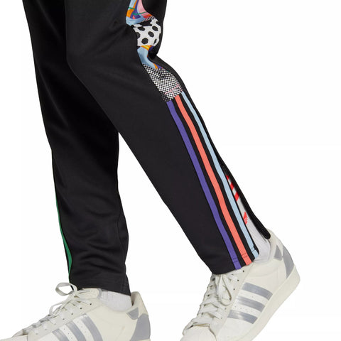 Adidas Men's Tiro Pride Track Pants, Black/Multicolor