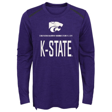 Outerstuff NCAA Youth Boys (8-20) Kansas State Wildcats Static Performance Top