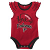 Outerstuff NFL Infant Atlanta Falcons Touch Down 2-Pack Creeper Set