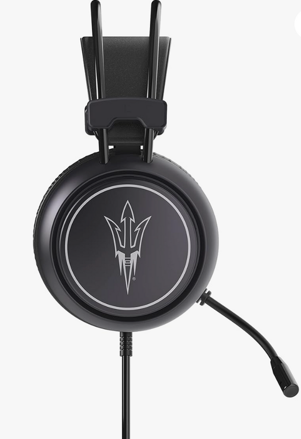 SOAR  NCAA Arizona State Sun Devils LED Gaming Headset Headphones and Mic