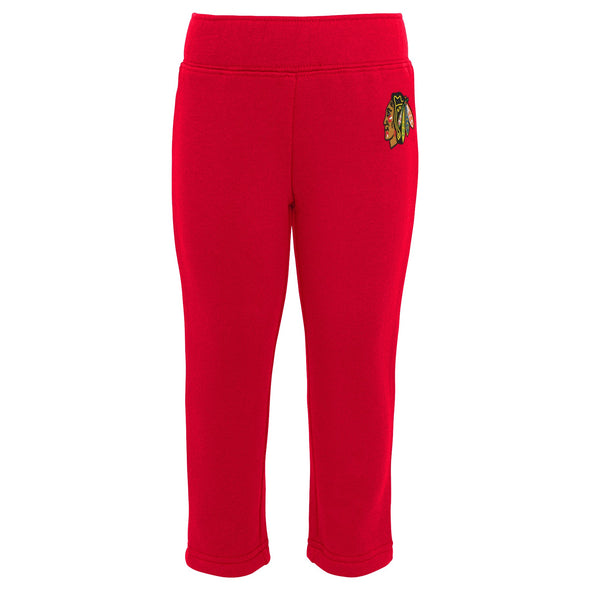 Outerstuff NHL Girls's Kids Chicago Blackhawks All Game Fleece & Pant Set