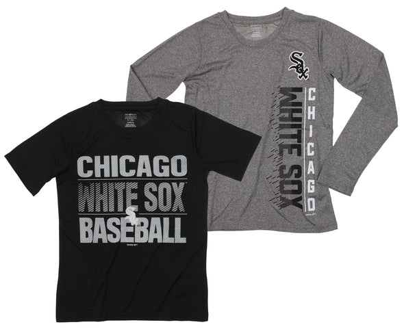 Outerstuff MLB Youth Chicago White Sox Fan Two Piece Performance T-Shirt Combo Set