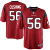 Nike NFL Football Youth Houston Texans BRIAN CUSHING # 56 Game Jersey, Red