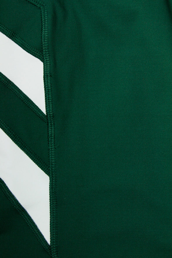 ASICS Women's Stride Shimmel Tank Top, Forest Green / White