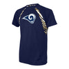 Zubaz NFL Rams Men's Short Sleeve Zebra Accent T-Shirt